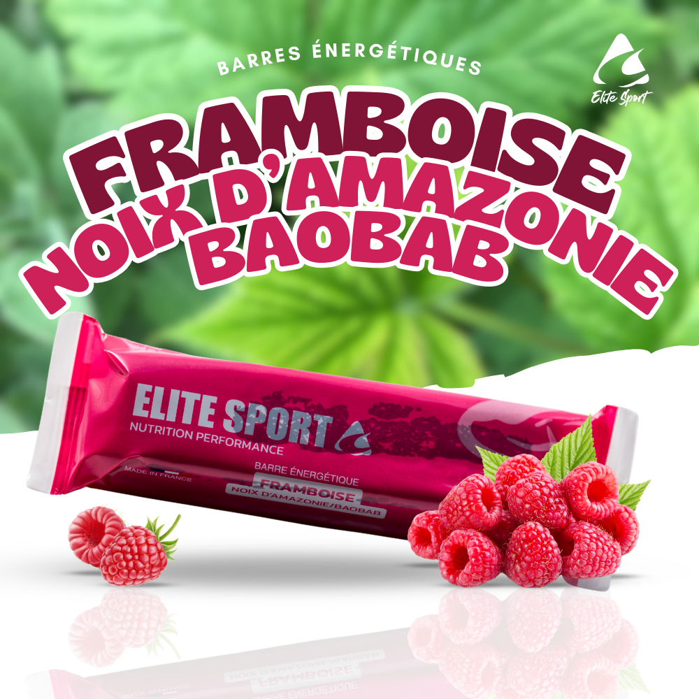 Barre Énergétique Naturelle : Saveur Cacao-Noisette ou Framboise