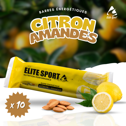 10 Barres Énergétiques Naturelles : Saveur Citron-Amandes