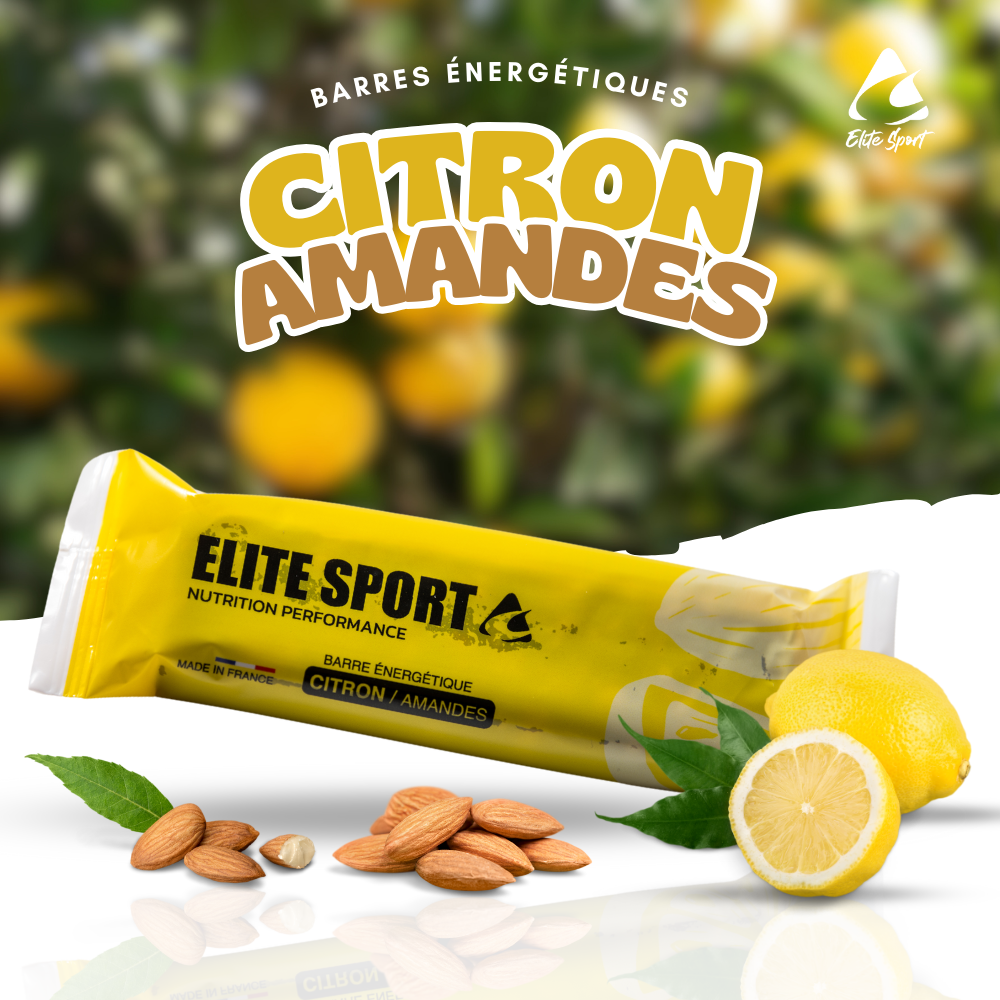 Barre Énergétique Naturelle : Saveur Citron-Amandes